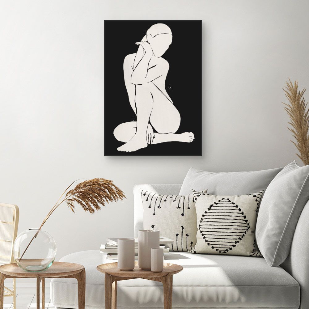 Tableau Silhouette élégante