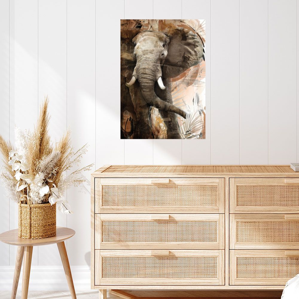 Affiche Éléphant majestueux