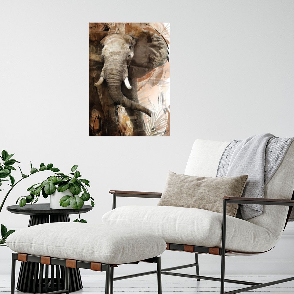 Affiche Éléphant majestueux