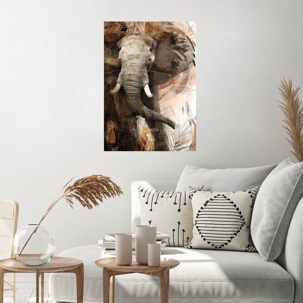 Affiche Éléphant majestueux