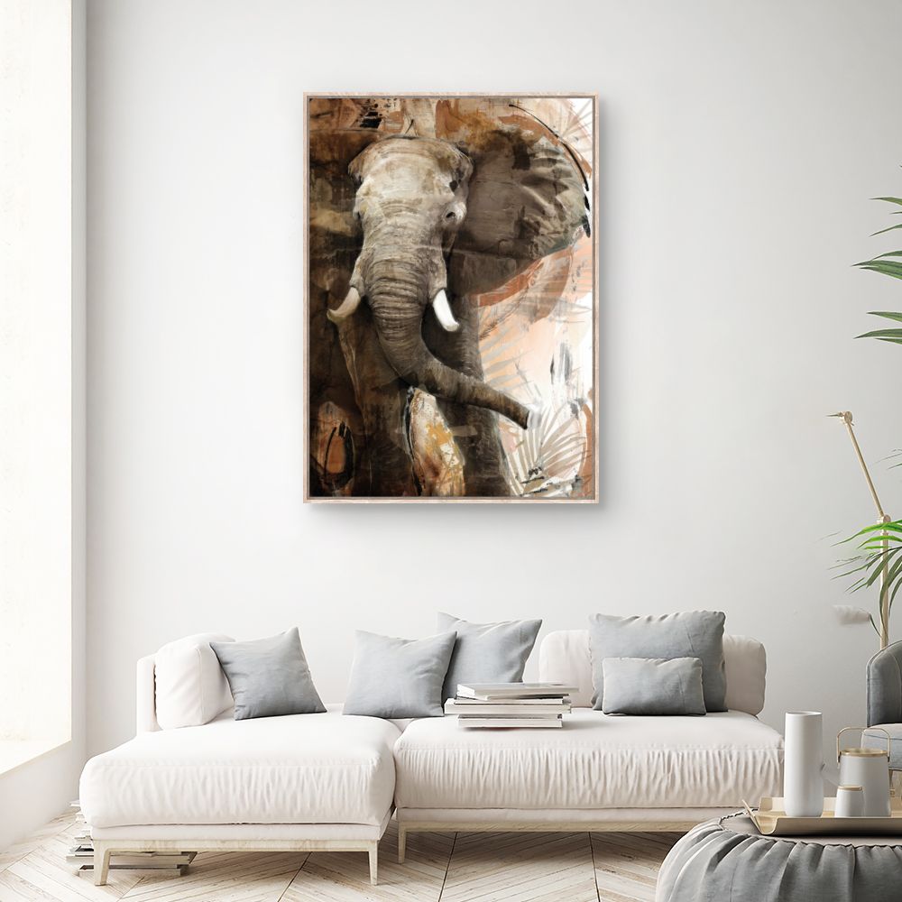 Tableau Éléphant majestueux