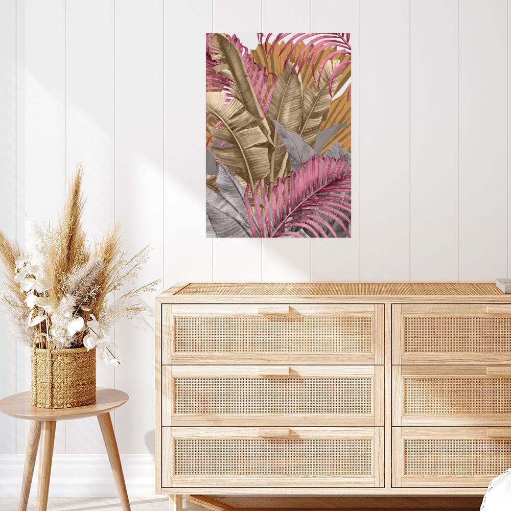 Affiche Feuillage exotique
