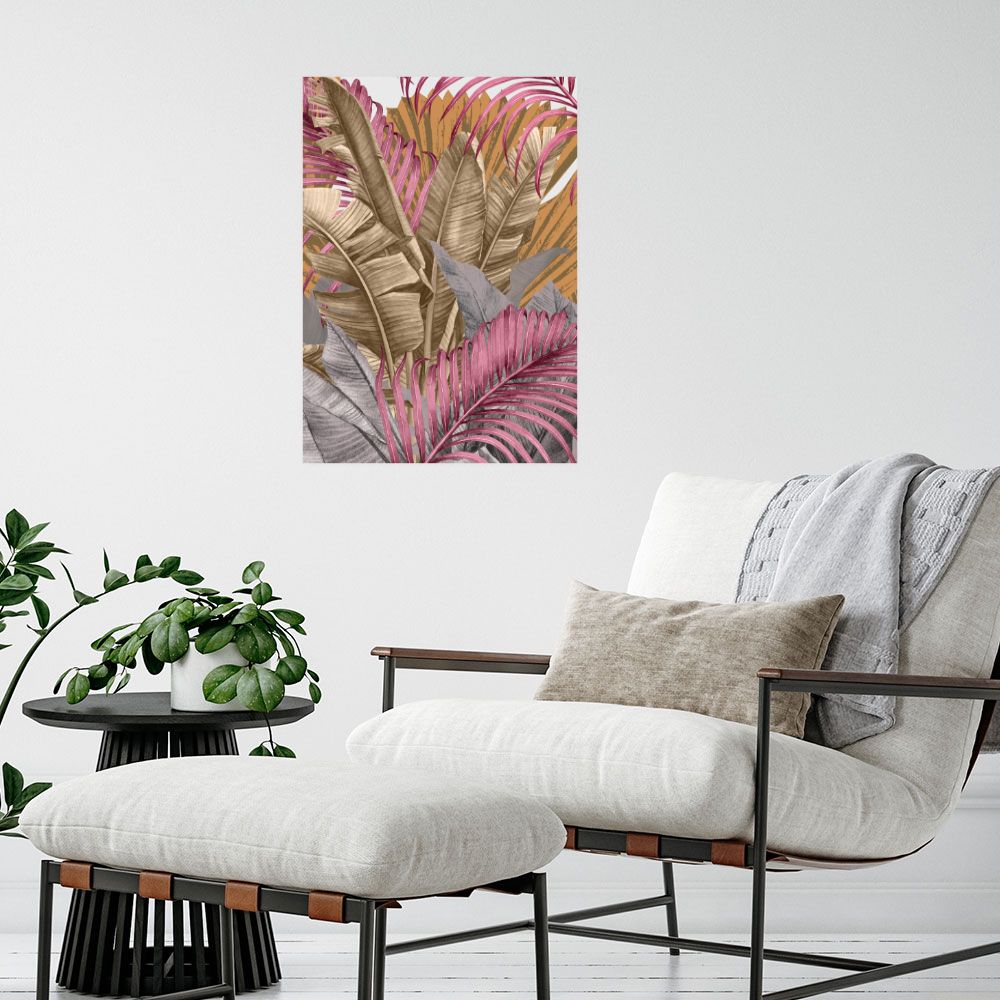 Affiche Feuillage exotique