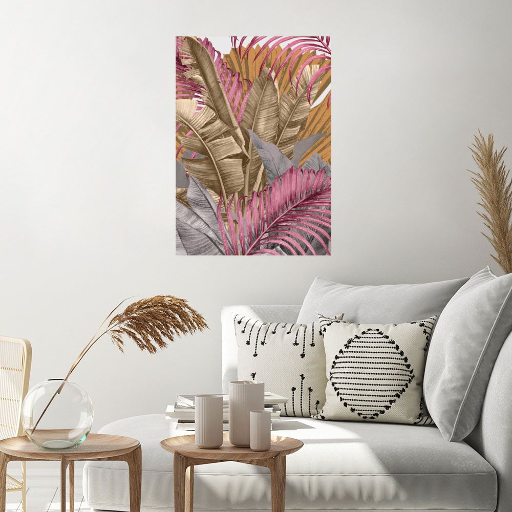Affiche Feuillage exotique
