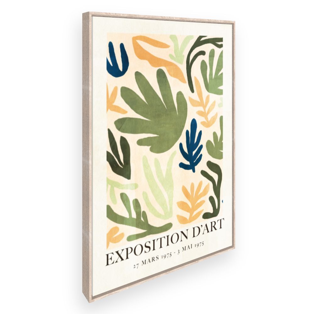 Toile Feuilles artistiques