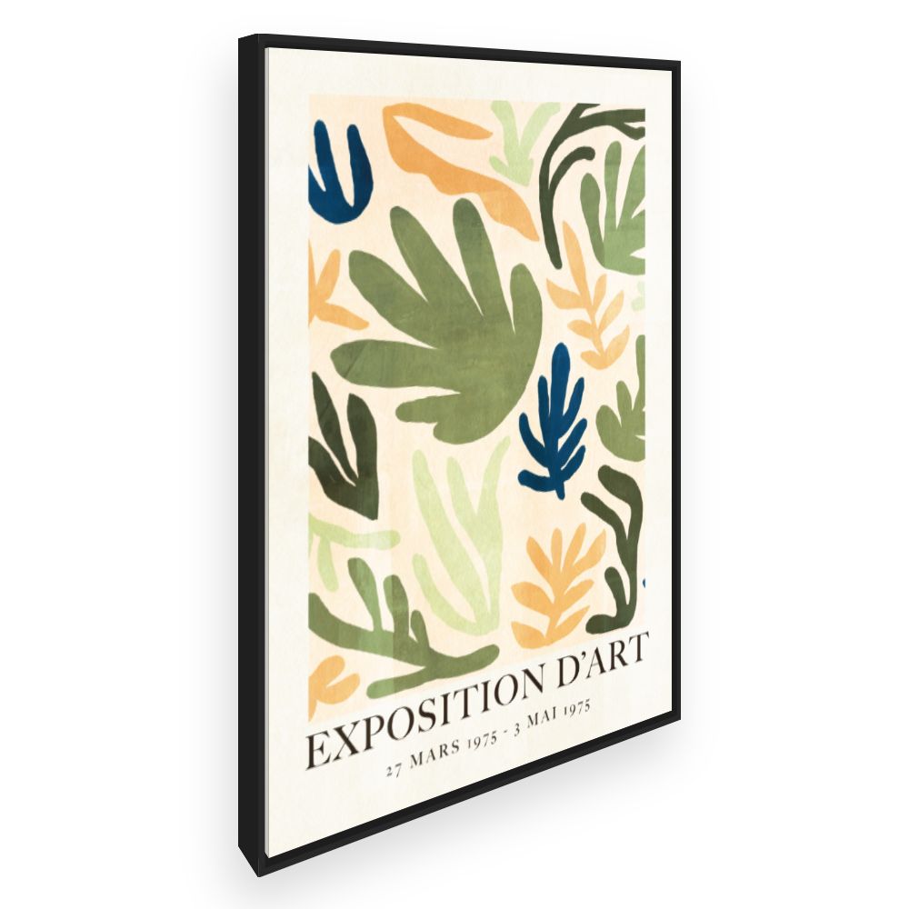 Toile Feuilles artistiques