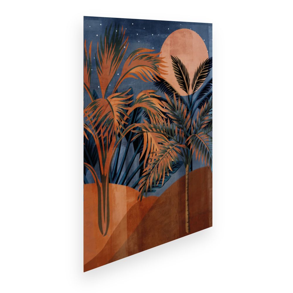 Affiche Palmiers exotiques