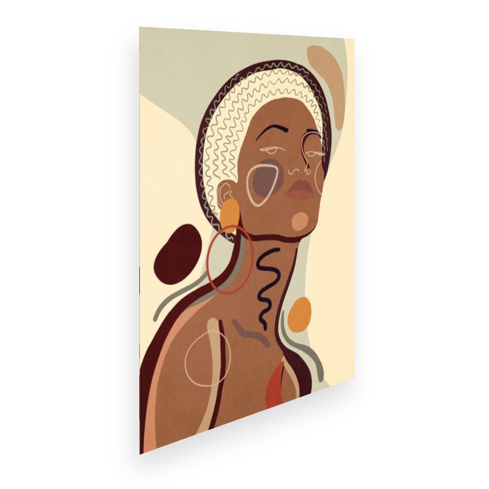 Affiche Élégance féminine abstraite