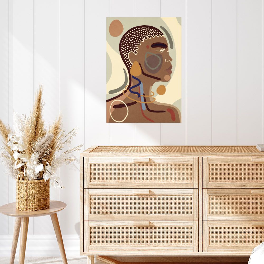 Affiche Silhouette artistique moderne