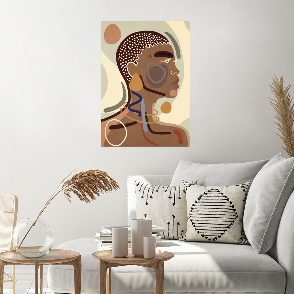 Affiche Silhouette artistique moderne