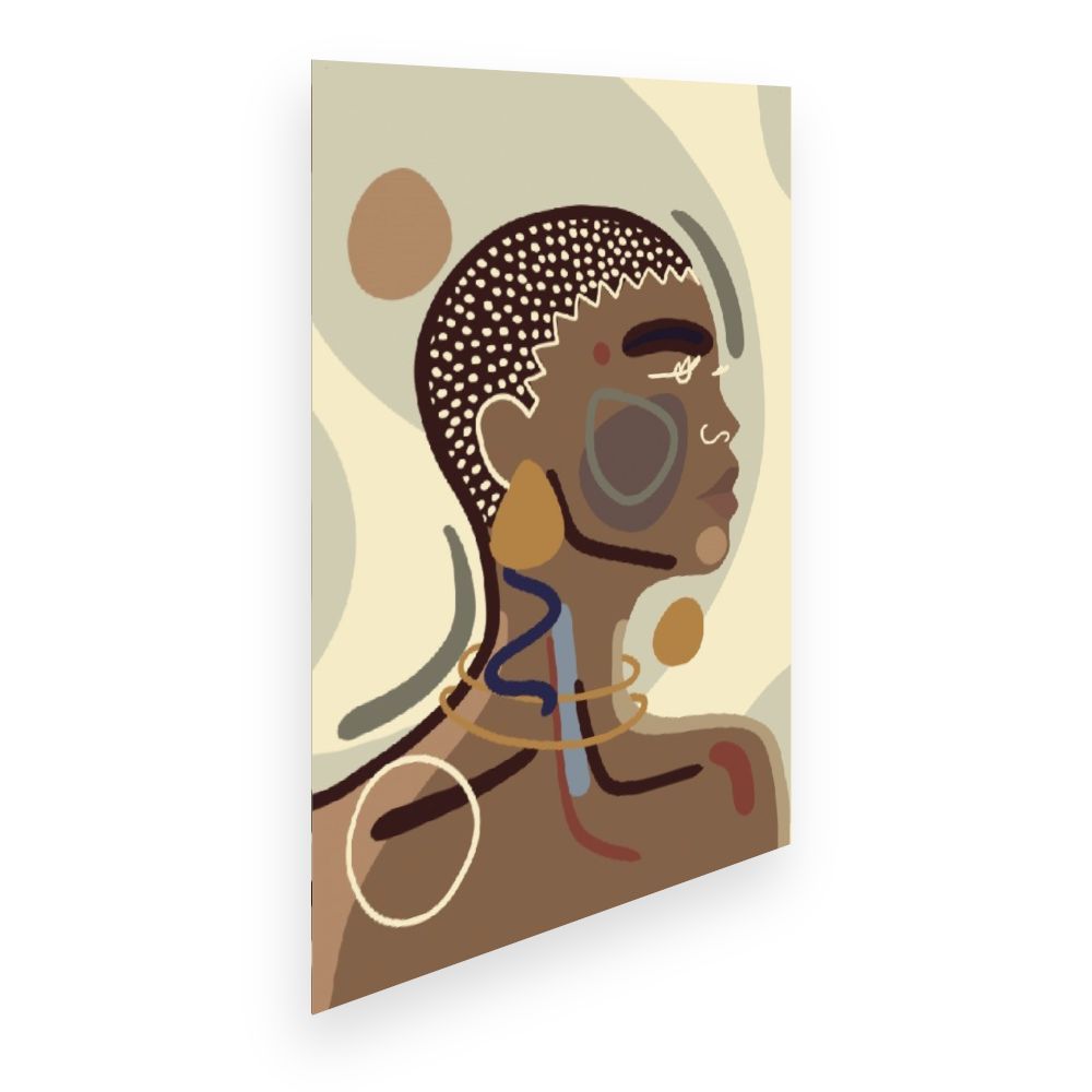 Affiche Silhouette artistique moderne