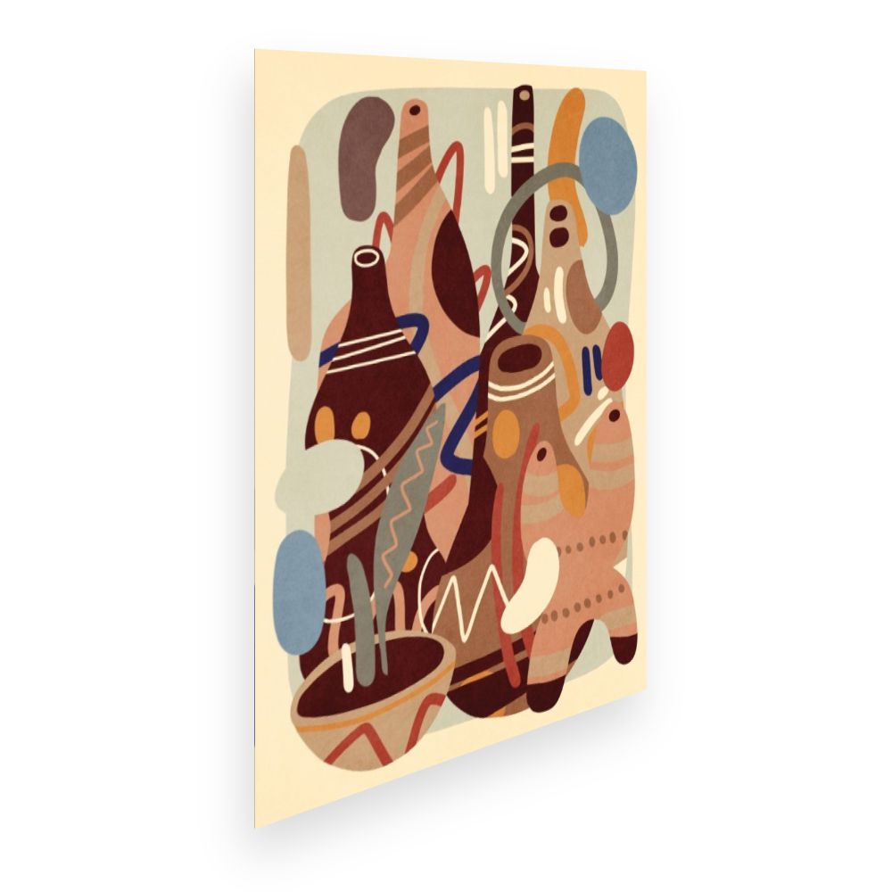 Affiche Formes organiques vivantes