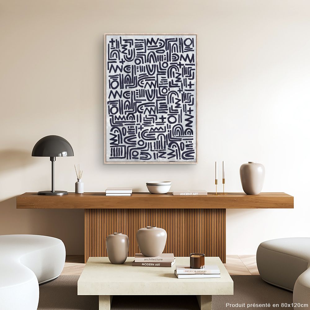 Tableau Symboles abstraits