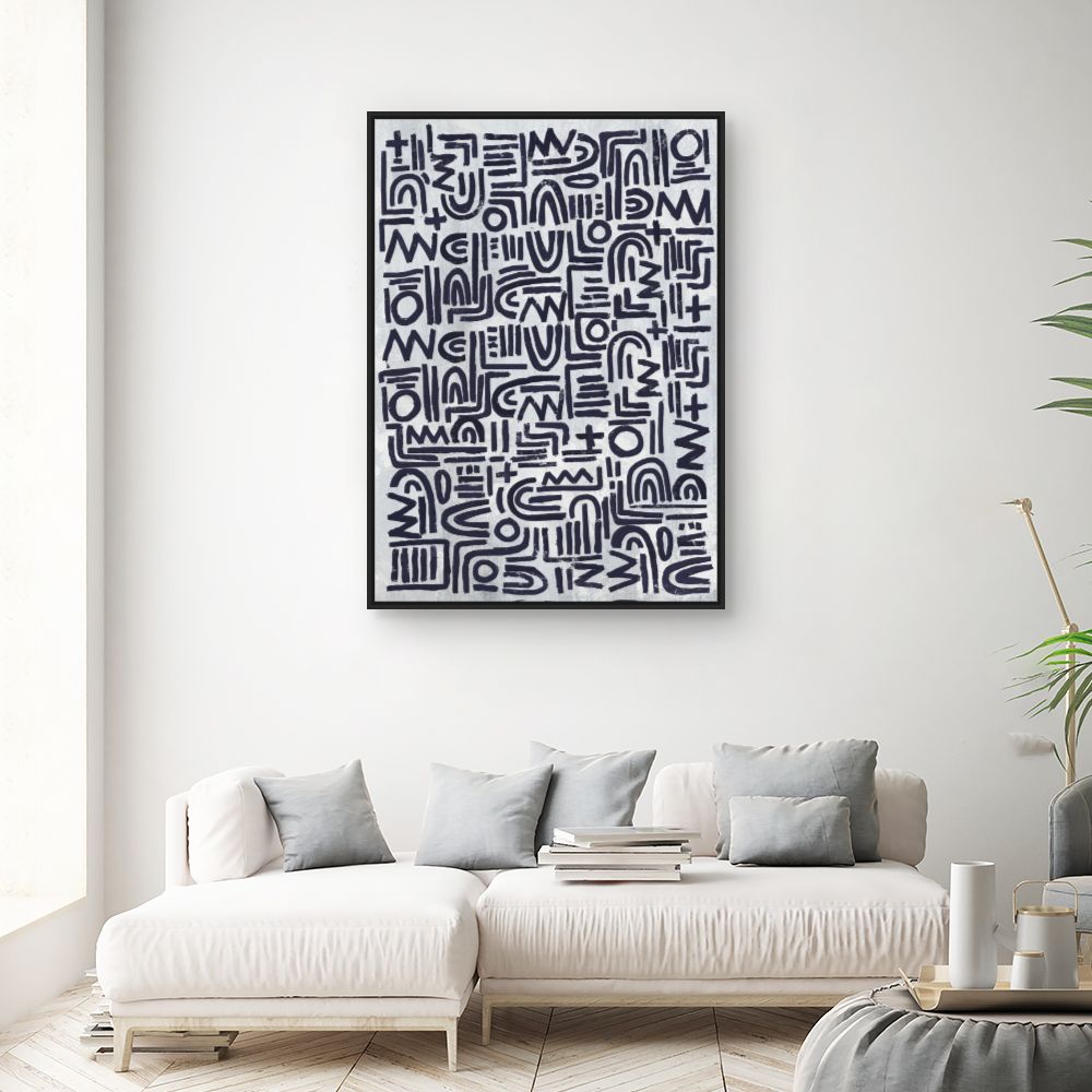 Tableau Symboles abstraits