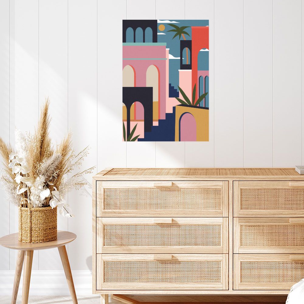 Affiche Architecture vibrante