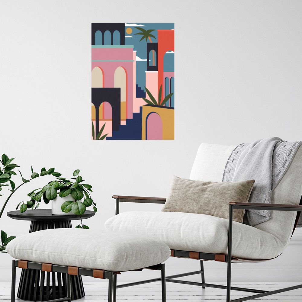 Affiche Architecture vibrante