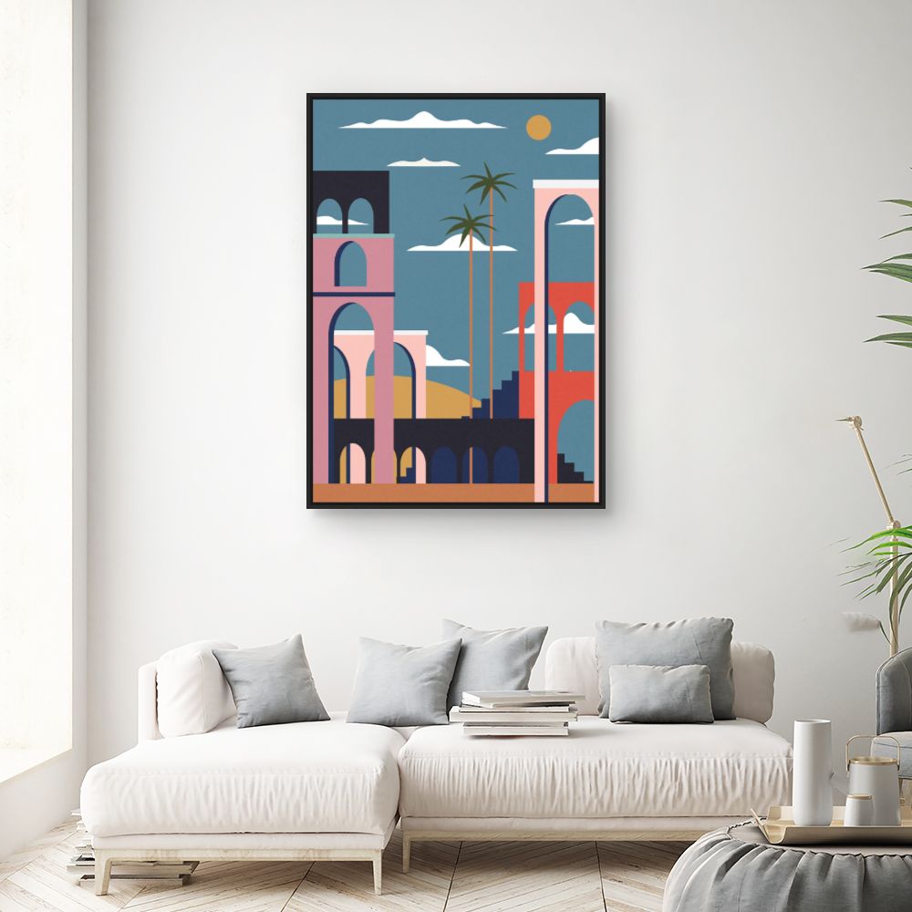 Tableau Paysage architectural moderne