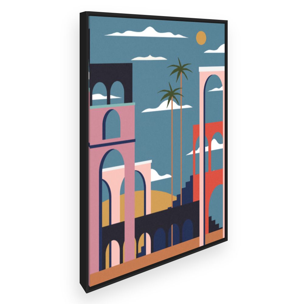 Toile Paysage architectural moderne