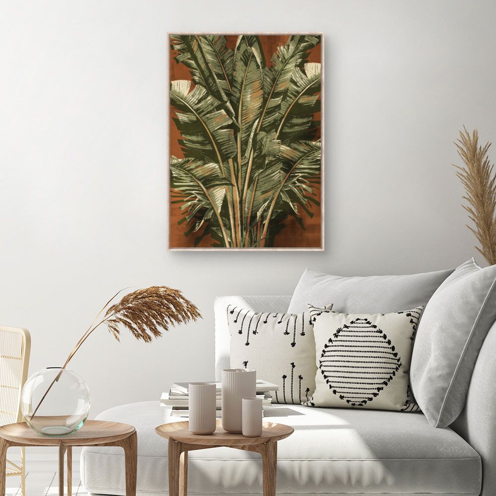 Tableau Feuillage exotique
