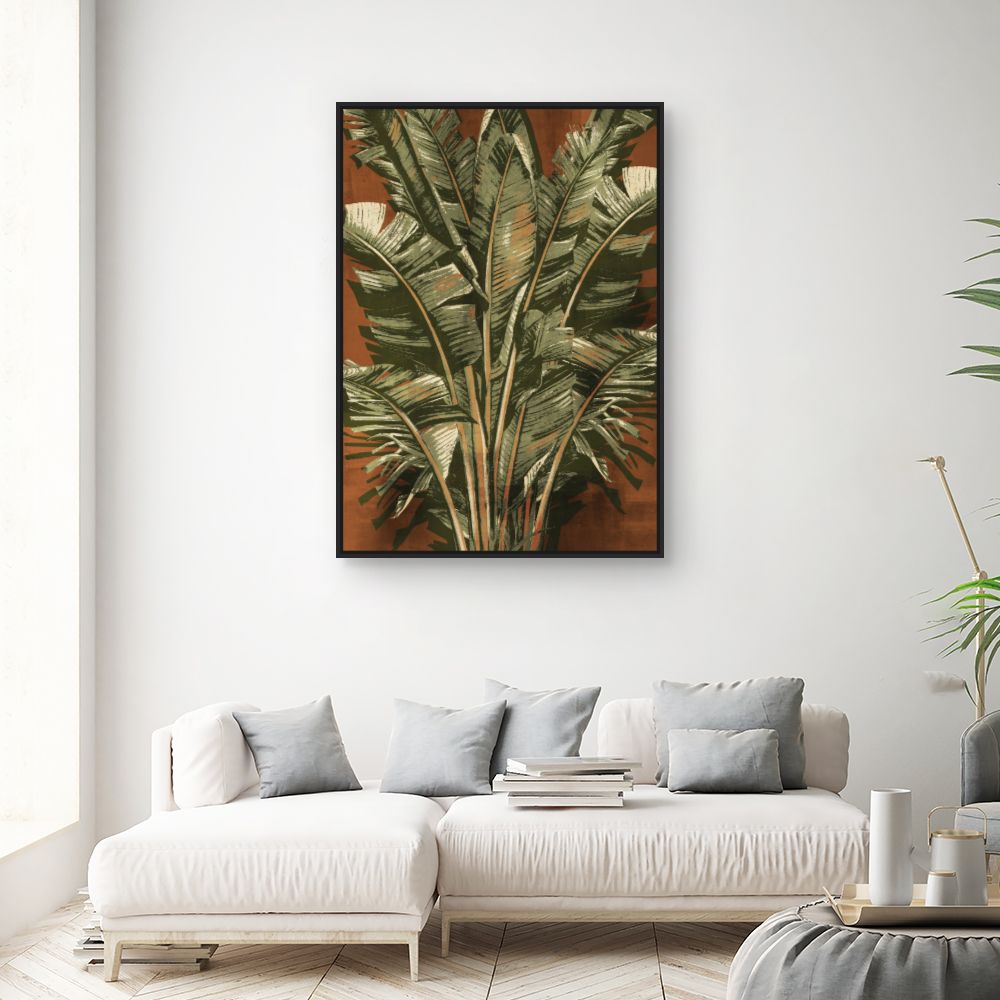 Tableau Feuillage exotique