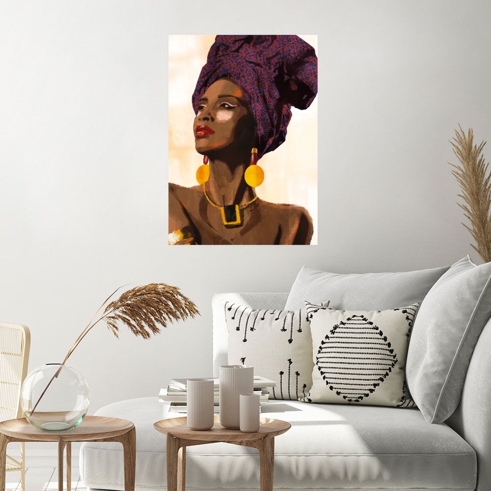 Affiche Beauté africaine élancée