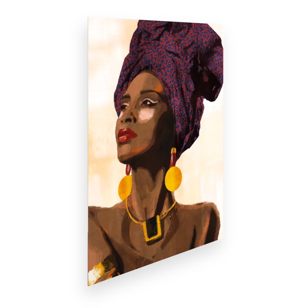 Affiche Beauté africaine élancée