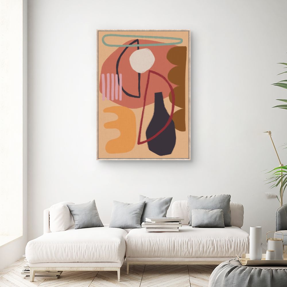 Tableau Formes abstraites colorées