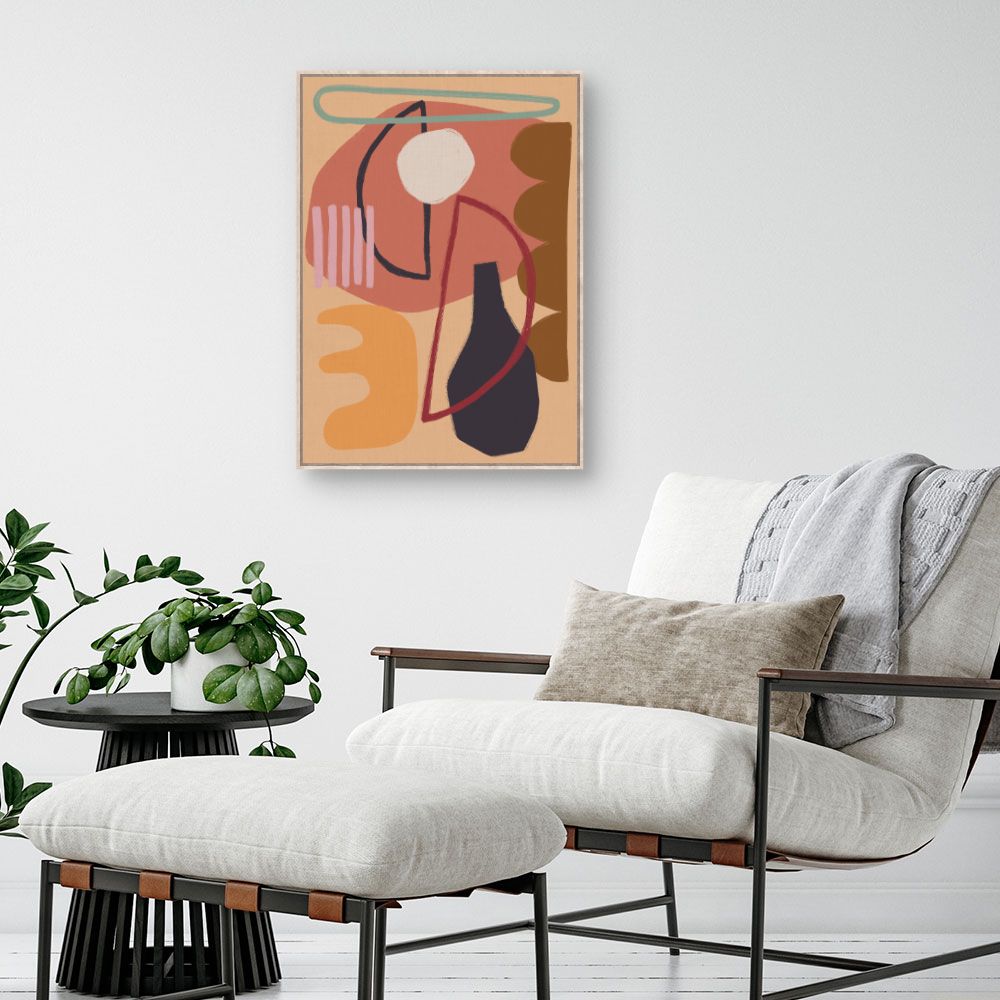 Tableau Formes abstraites colorées