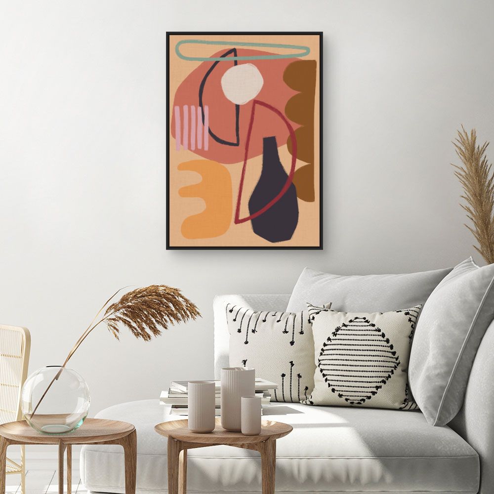 Tableau Formes abstraites colorées