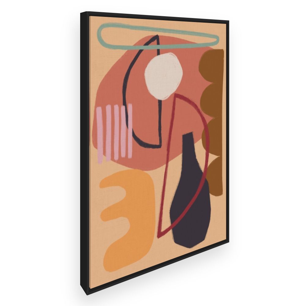 Toile Formes abstraites colorées