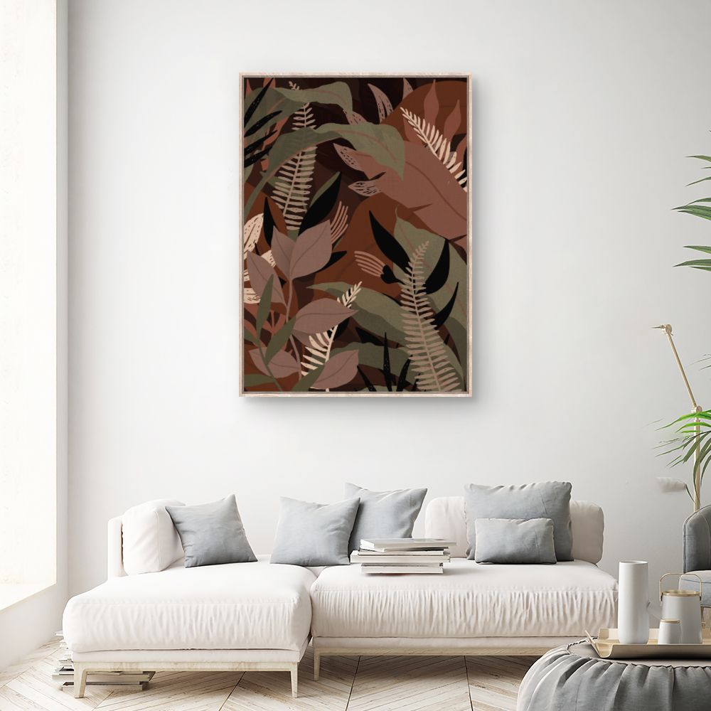 Tableau Feuillage tropical