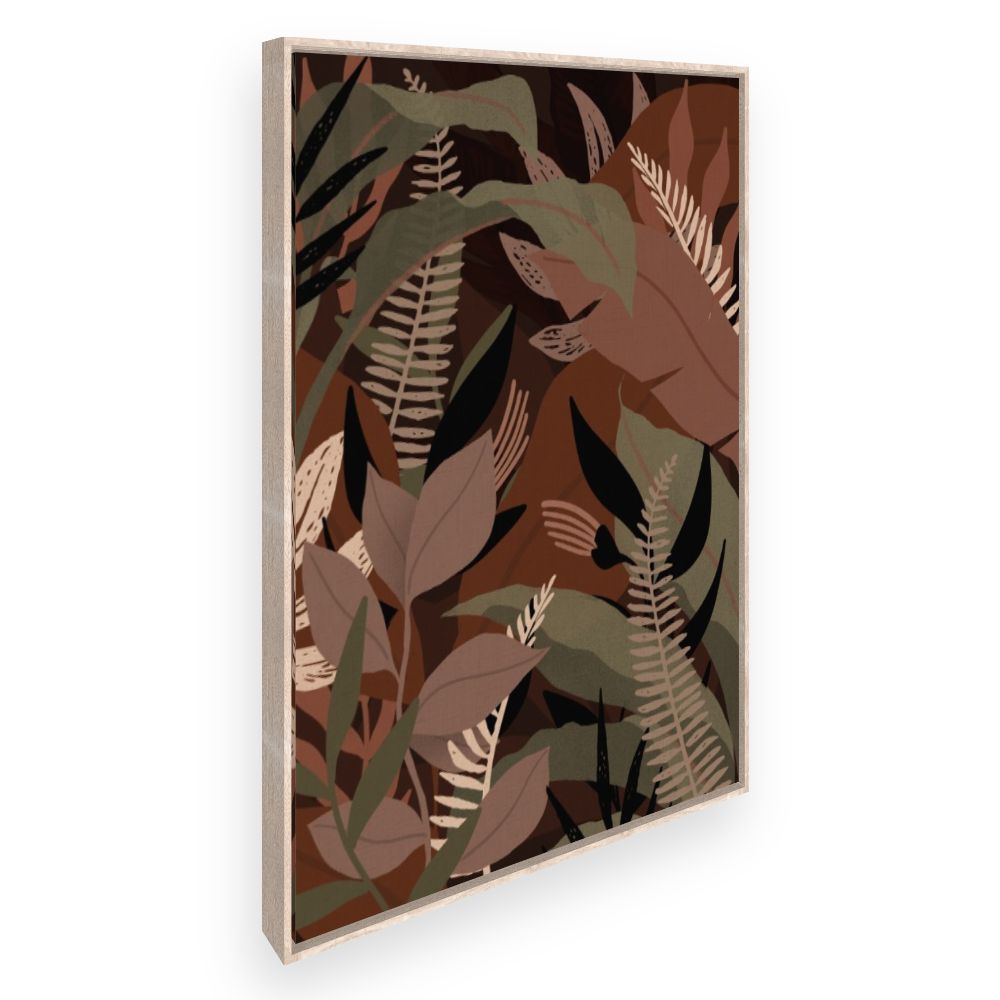Toile Feuillage tropical