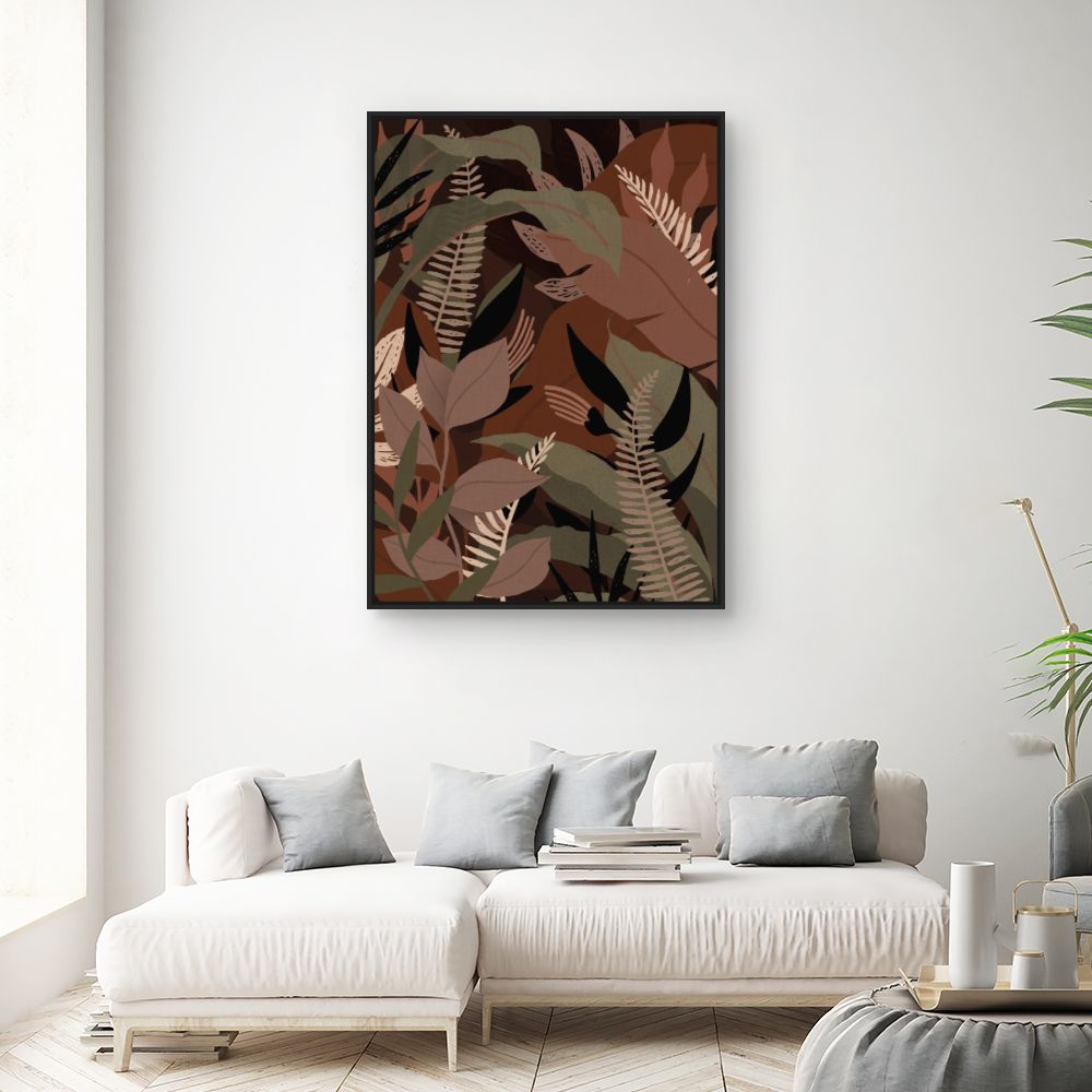 Tableau Feuillage tropical