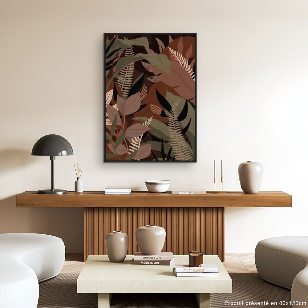 Tableau Feuillage tropical