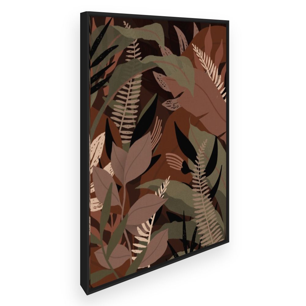 Toile Feuillage tropical