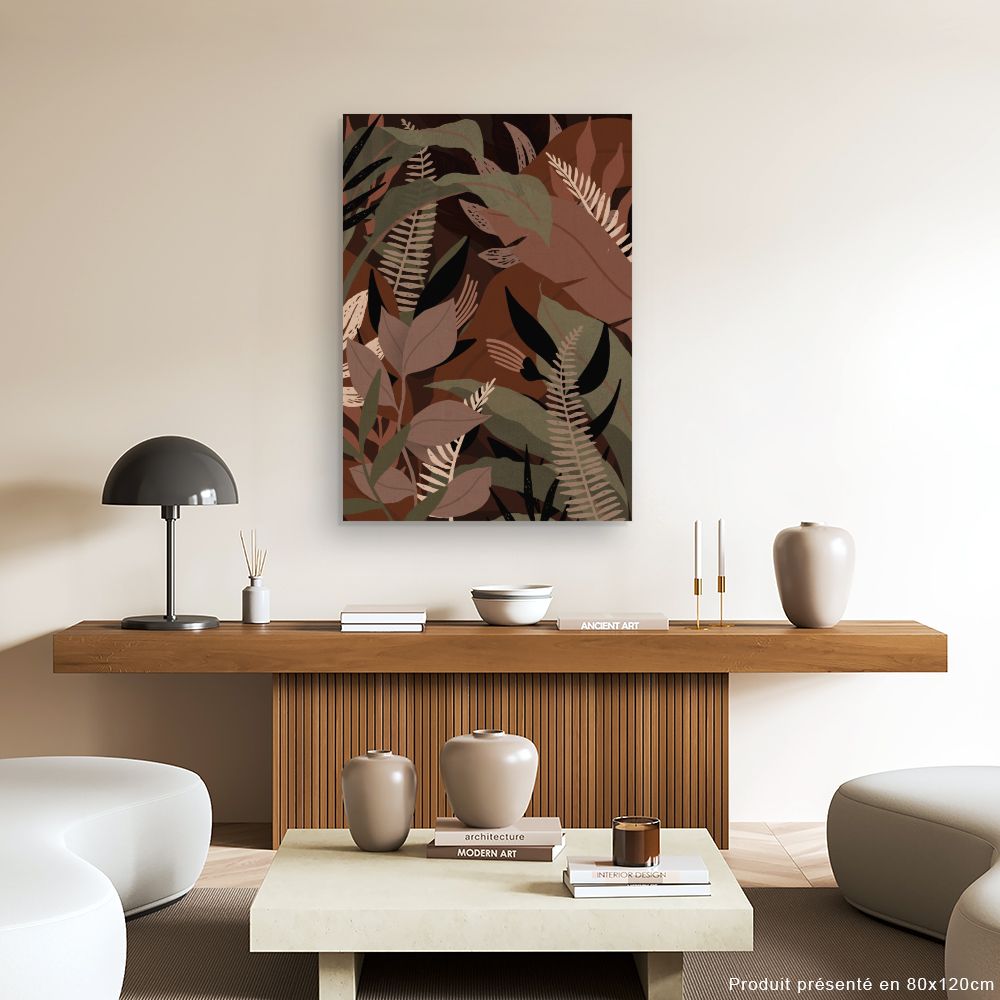 Tableau Feuillage tropical