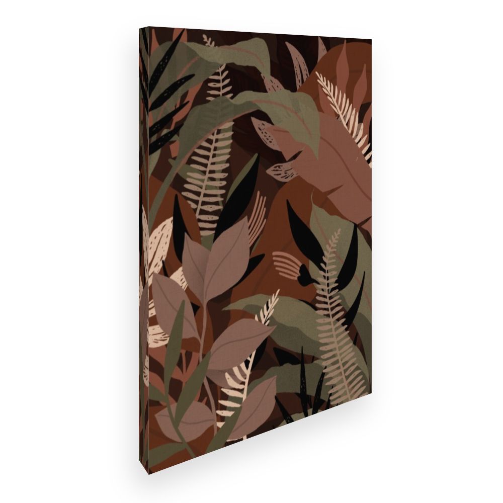 Toile Feuillage tropical