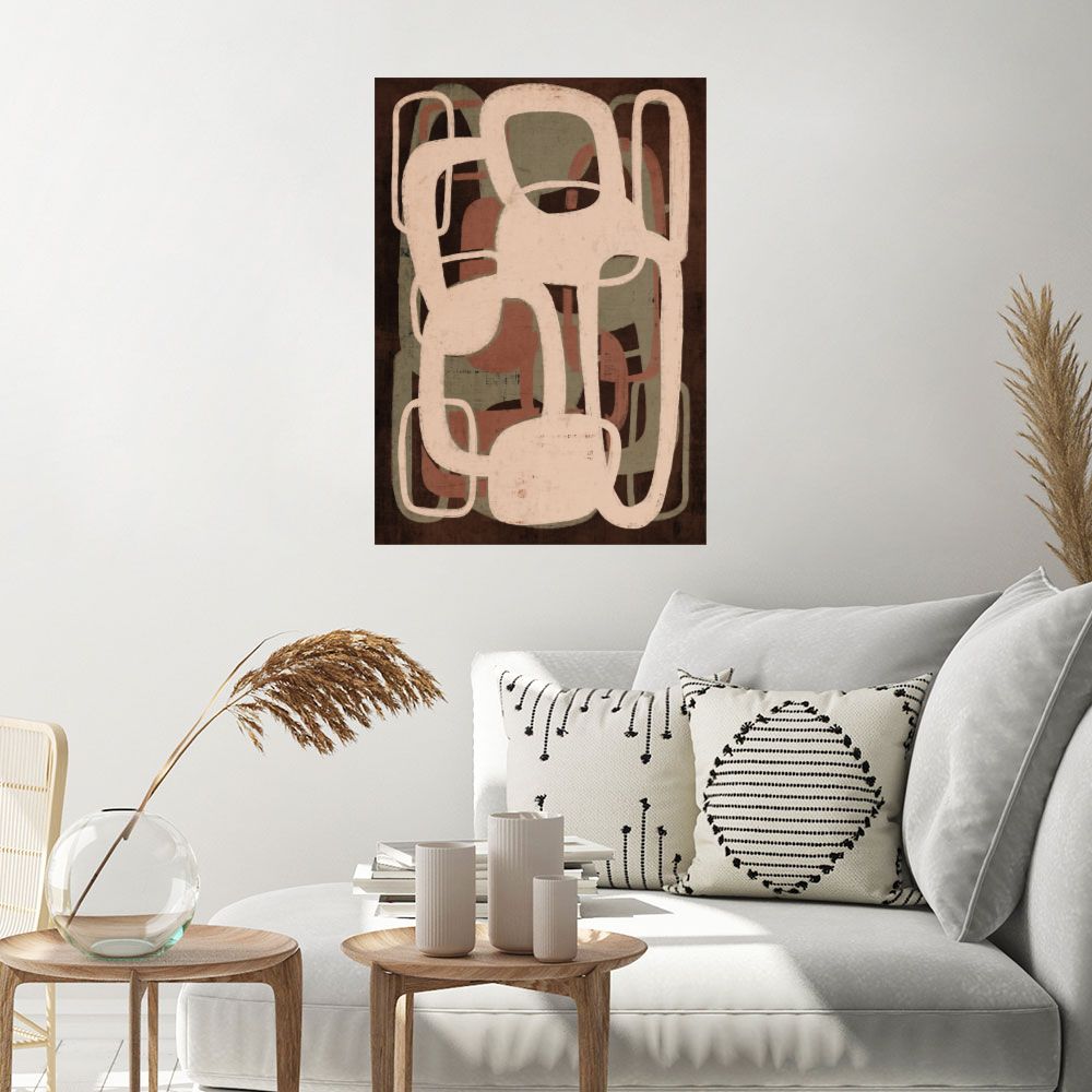 Affiche Formes abstraites captivantes