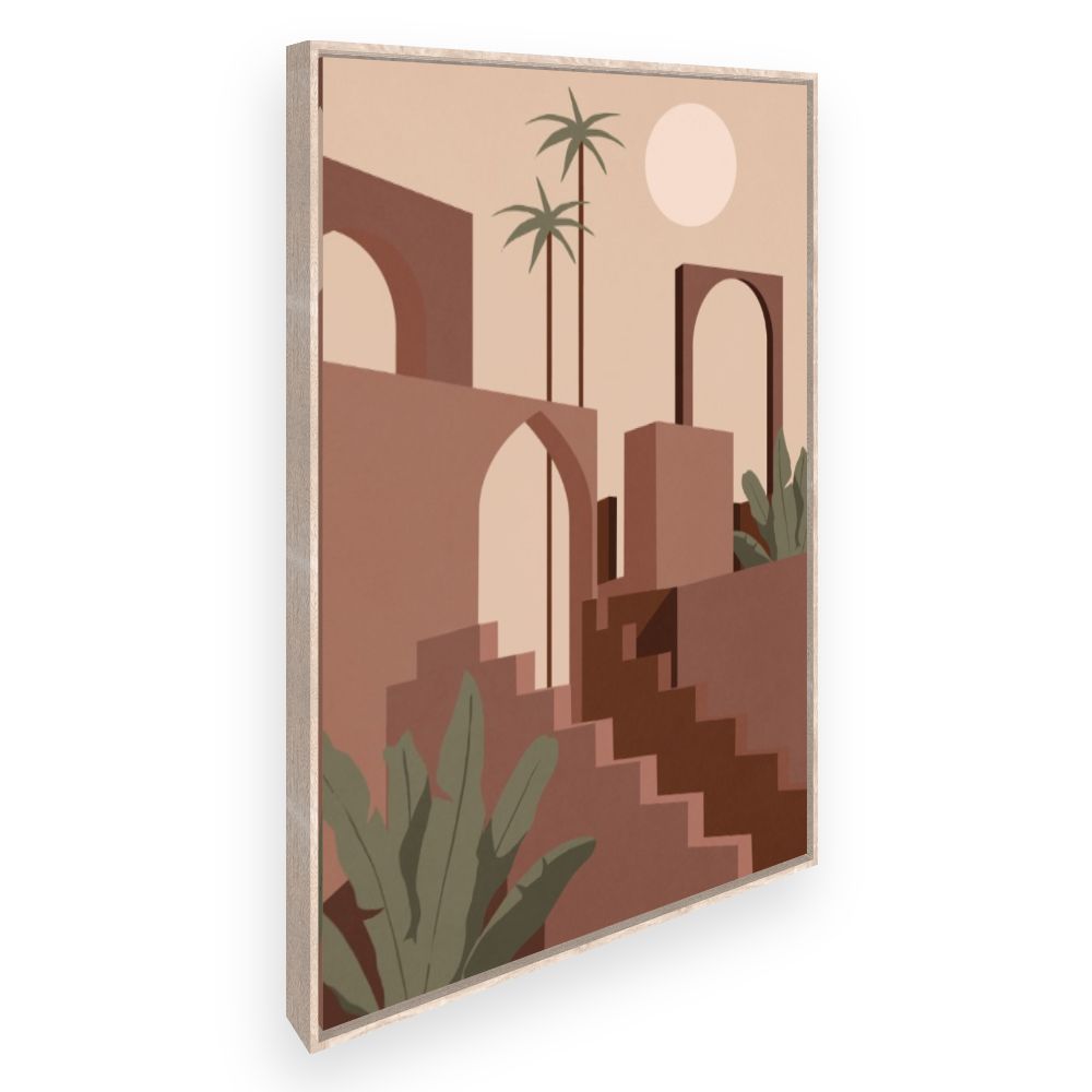 Toile Architecture exotique