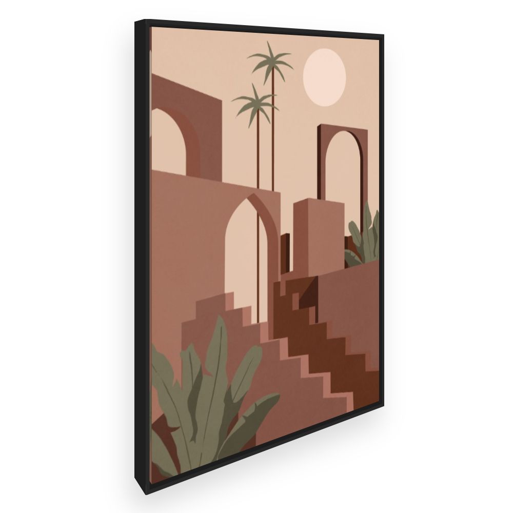Toile Architecture exotique