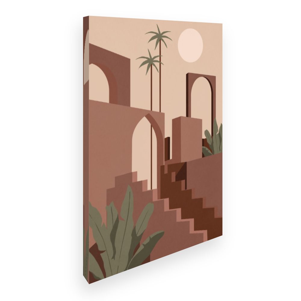 Toile Architecture exotique