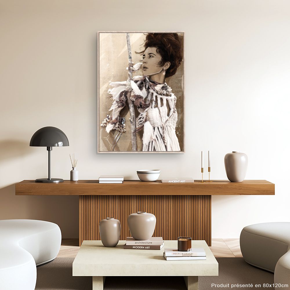 Tableau Portrait bohème chic