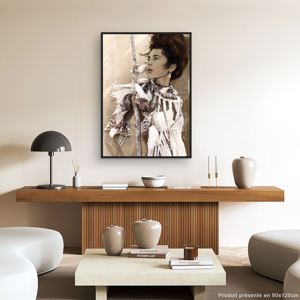 Tableau Portrait bohème chic