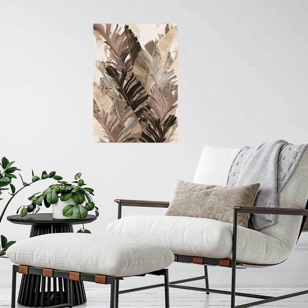 Affiche Feuilles tropicales élégantes