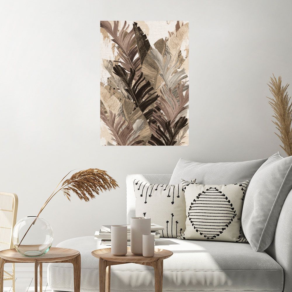 Affiche Feuilles tropicales élégantes