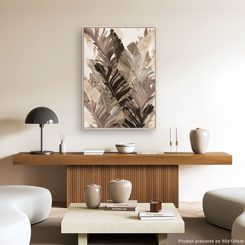 Tableau Feuillage exotique