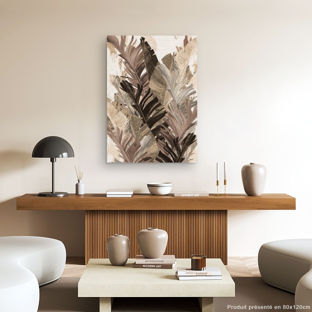 Tableau Feuillage exotique