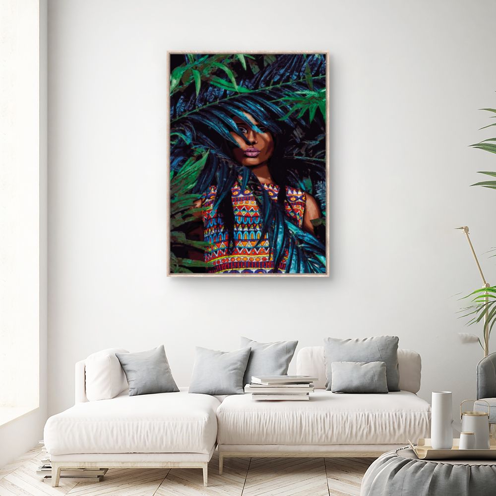 Tableau Jungle exotique