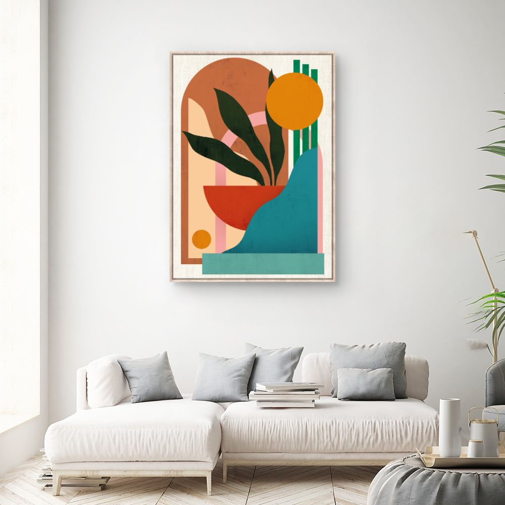Tableau Abstrait moderne vibrant