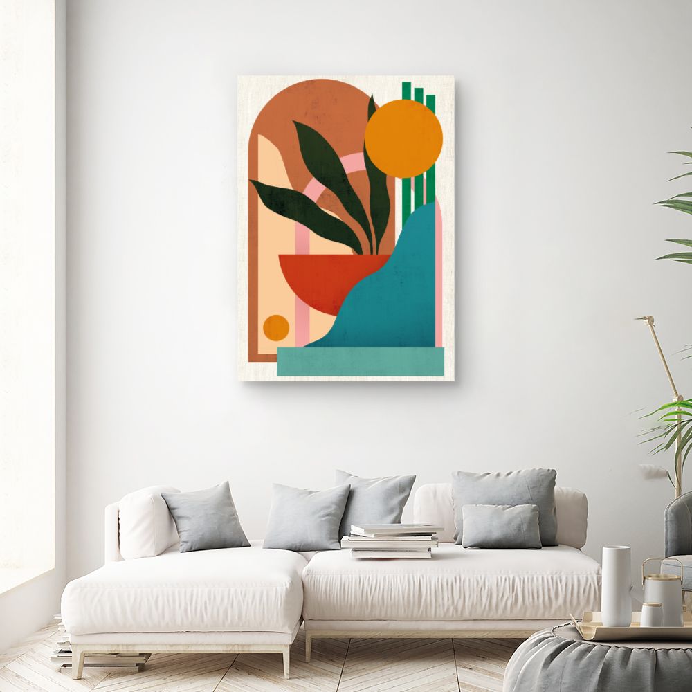 Tableau Abstrait moderne vibrant